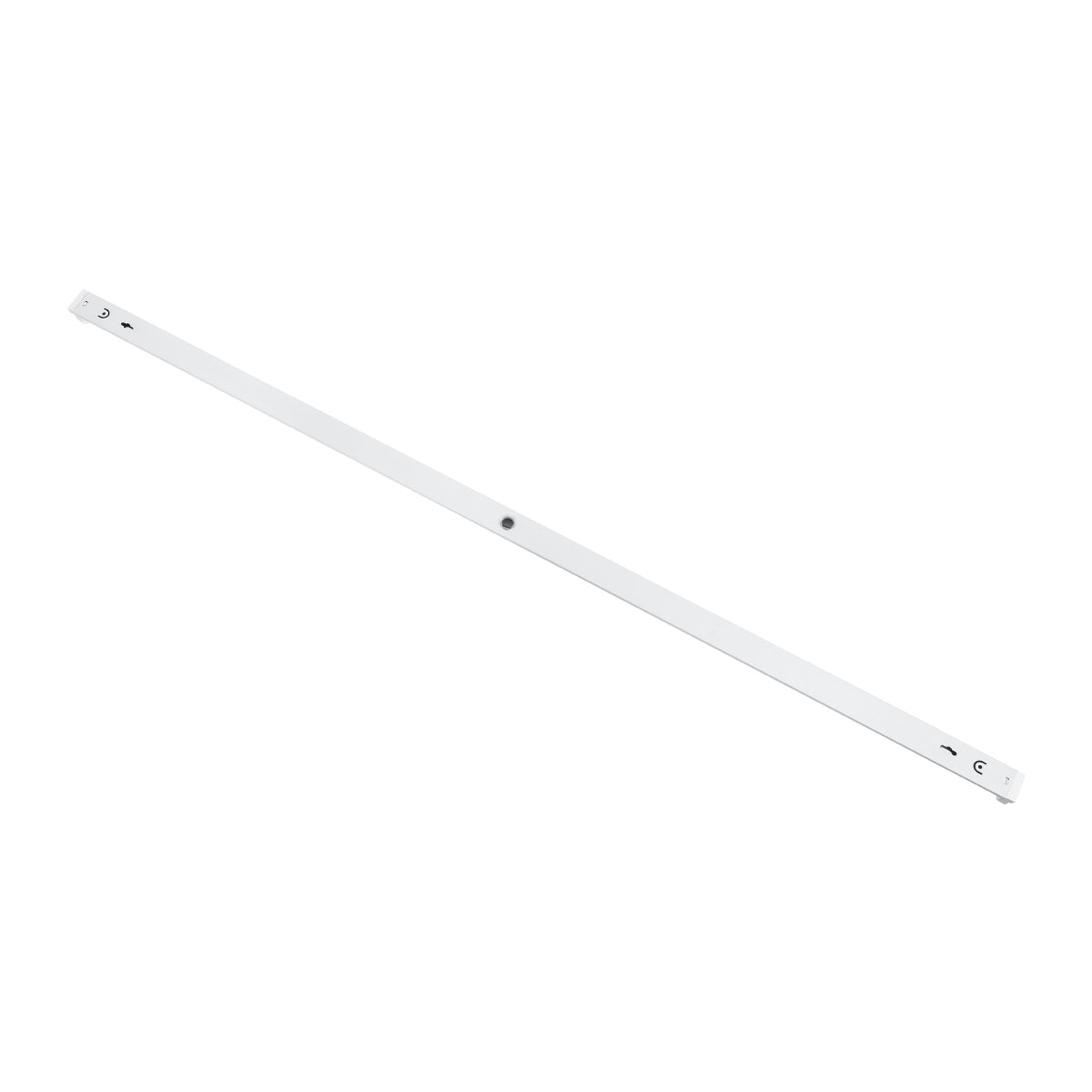 GloboStar® TUBATO 60149 Μεταλλικό Σκαφάκι για 1 x Λάμπα 120CM T8 G13 LED AC 220-240V IP20 Μ120 x Π3.4 x Υ4.3cm - 5 Χρόνια Εγγύηση - ledmania.gr