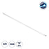 GloboStar® TUBATO 60150 Μεταλλικό Σκαφάκι για 1 x Λάμπα 150CM T8 G13 LED AC 220-240V IP20 Μ150 x Π3.4 x Υ4.3cm - 5 Χρόνια Εγγύηση - ledmania.gr