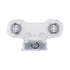 GloboStar® TUBATO 60151 Μεταλλικό Σκαφάκι για 2 x Λάμπες 60CM T8 G13 LED AC 220-240V IP20 Μ60 x Π7.2 x Υ4cm - 5 Χρόνια Εγγύηση - ledmania.gr