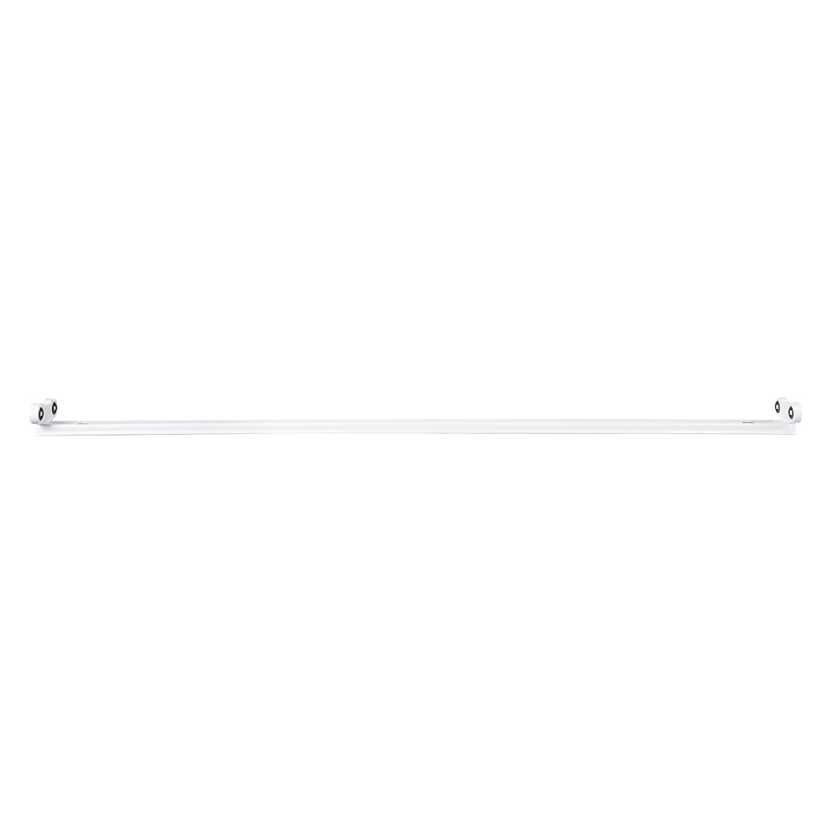 GloboStar® TUBATO 60152 Μεταλλικό Σκαφάκι για 2 x Λάμπες 90CM T8 G13 LED AC 220-240V IP20 Μ90 x Π7.2 x Υ4cm - 5 Χρόνια Εγγύηση - ledmania.gr