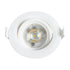 GLOBOSTAR® DE VALERA 60183 Χωνευτό Κινούμενο Downlight Σποτ LED 5W 485lm 60° AC 220-240V IP20 Φυσικό Λευκό 4500K - Bridgelux SMD Chip & TÜV SÜD Driver - Λευκό Ματ - Μ9 x Π9 x Υ4cm / Q8cm - 3 Χρόνια Εγγύηση - ledmania.gr
