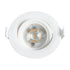 GloboStar® DE VALERA 60184 Χωνευτό LED Κινούμενο Spot Downlight 5W 470lm 60° AC 220-240V IP44 Φ9cm x Υ4cm - Στρόγγυλο - Λευκό - Θερμό Λευκό 2700K - Bridgelux Chip - TÜV Certified Driver - 5 Χρόνια Εγγύηση - ledmania.gr