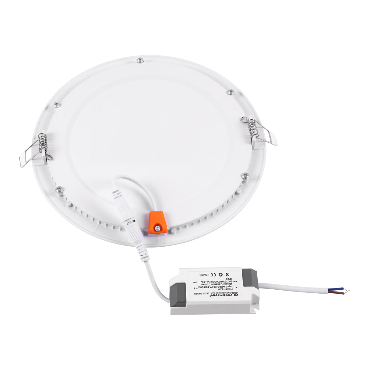 GLOBOSTAR® PANELO 60189 Χωνευτό Panel Οροφής LED 20W 2120lm 120° AC 220-240V IP20 Φυσικό Λευκό 4500K - Lumileds SMD Chip & TÜV SÜD Driver - Λευκό Γαλακτερό - Μ22.2 x Π22.2 x Υ1.9cm / Q20cm - 3 Χρόνια Εγγύηση - ledmania.gr