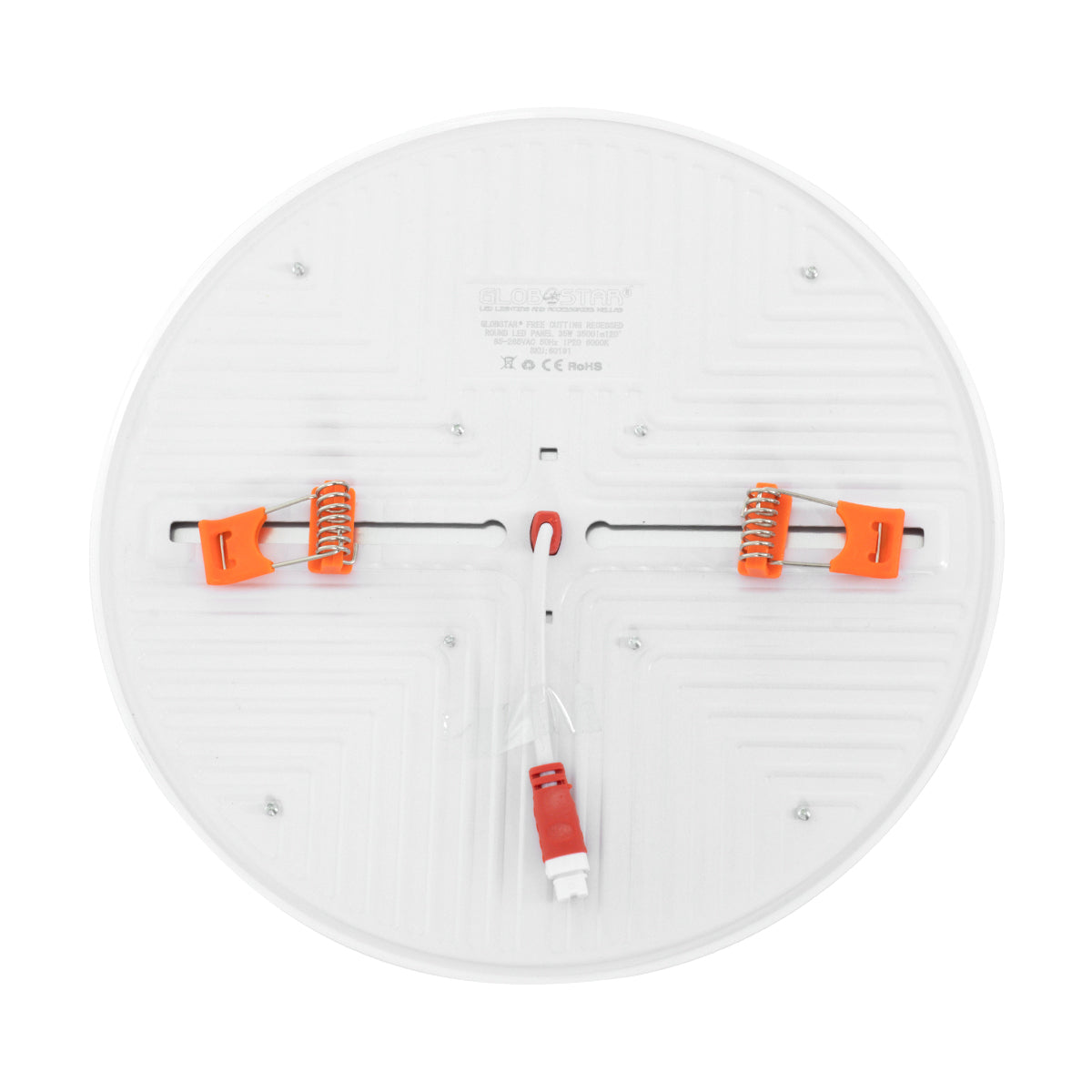 GLOBOSTAR® PANELEON 60191 Χωνευτό Panel Οροφής με Σύστημα Ρυθμιζόμενης Τρύπας Κοπής LED 33W 3590lm 180° AC 220-240V IP20 Ψυχρό Λευκό 6000K - Lumileds SMD Chip & TÜV SÜD Driver - Λευκό Γαλακτερό - Μ22.2 x Π22.2 x Υ2cm / Q3.5cm έως Q20.5cm - 3 Χρόνια Εγγ... - ledmania.gr