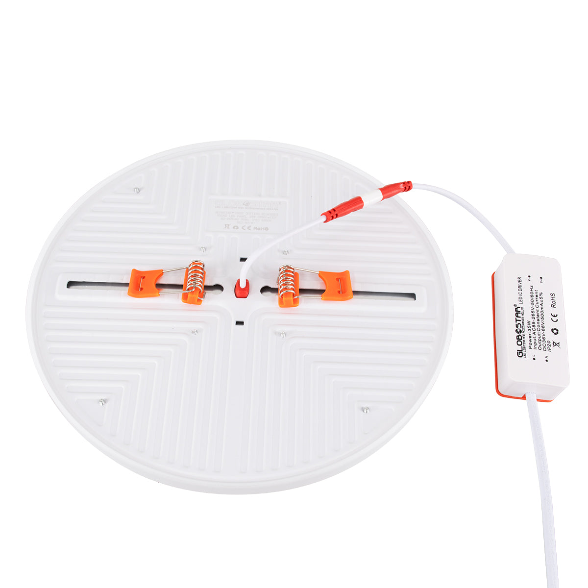 GLOBOSTAR® PANELEON 60191 Χωνευτό Panel Οροφής με Σύστημα Ρυθμιζόμενης Τρύπας Κοπής LED 33W 3590lm 180° AC 220-240V IP20 Ψυχρό Λευκό 6000K - Lumileds SMD Chip & TÜV SÜD Driver - Λευκό Γαλακτερό - Μ22.2 x Π22.2 x Υ2cm / Q3.5cm έως Q20.5cm - 3 Χρόνια Εγγ... - ledmania.gr