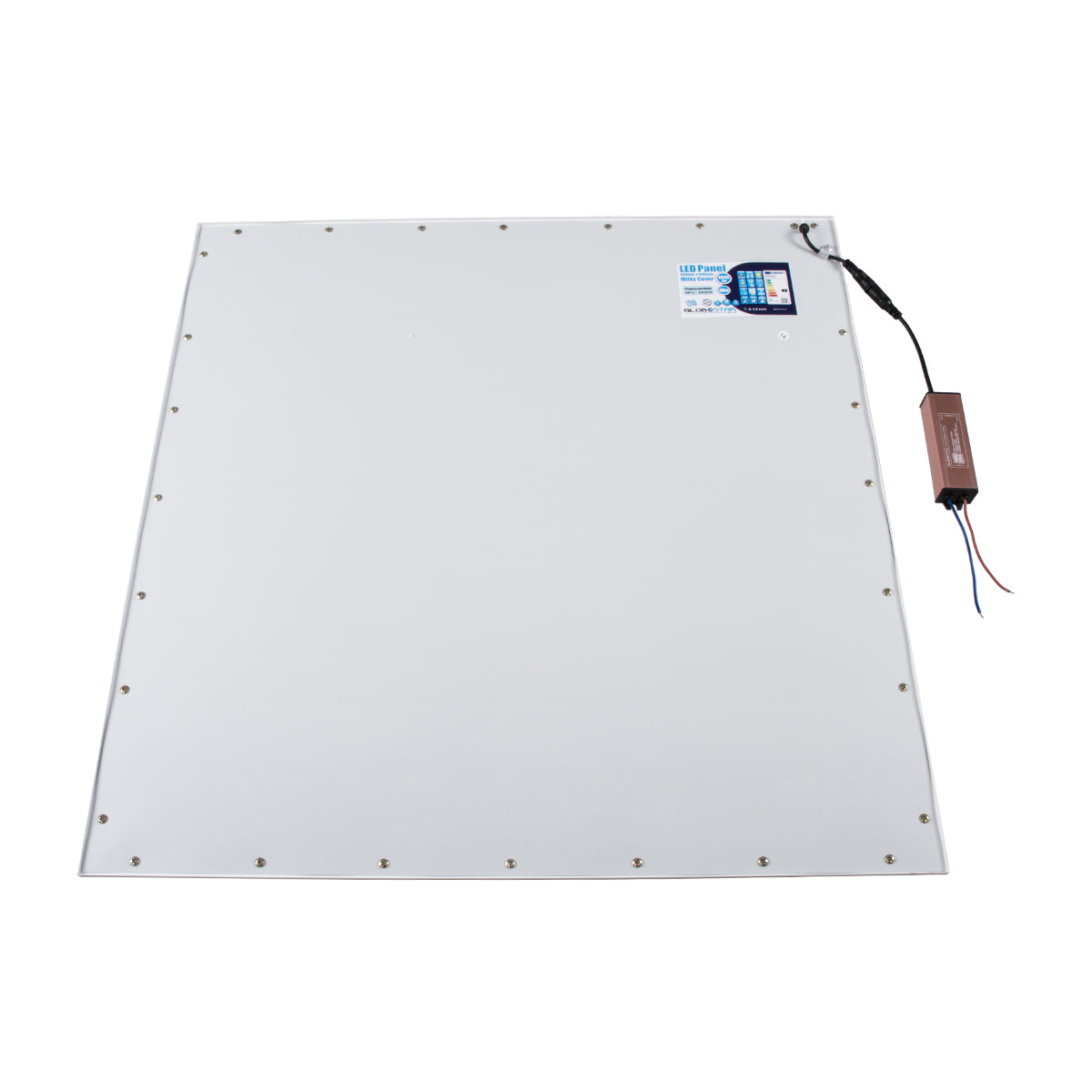 GloboStar® 60210 Χωνευτό LED Panel Milky Super Slim 60x60cm 48W 4560lm 120° CRI≥80Ra UGR<19 AC 220-240V IP20 Μ60 x Π60 x Υ1.5cm - Φυσικό Λευκό 4500K - TÜV Certified Driver - 5 Years Warranty - ledmania.gr
