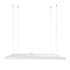 GLOBOSTAR® SUSPENSION 60219 Σύστημα Κρέμασης με 4 Ρυθμιζόμενες Ντίζες & Εξαρτήματα Ειδικό για Πάνελ 60x60cm & 120x30cm - Μ1 x Π1 x Υ80cm - ledmania.gr