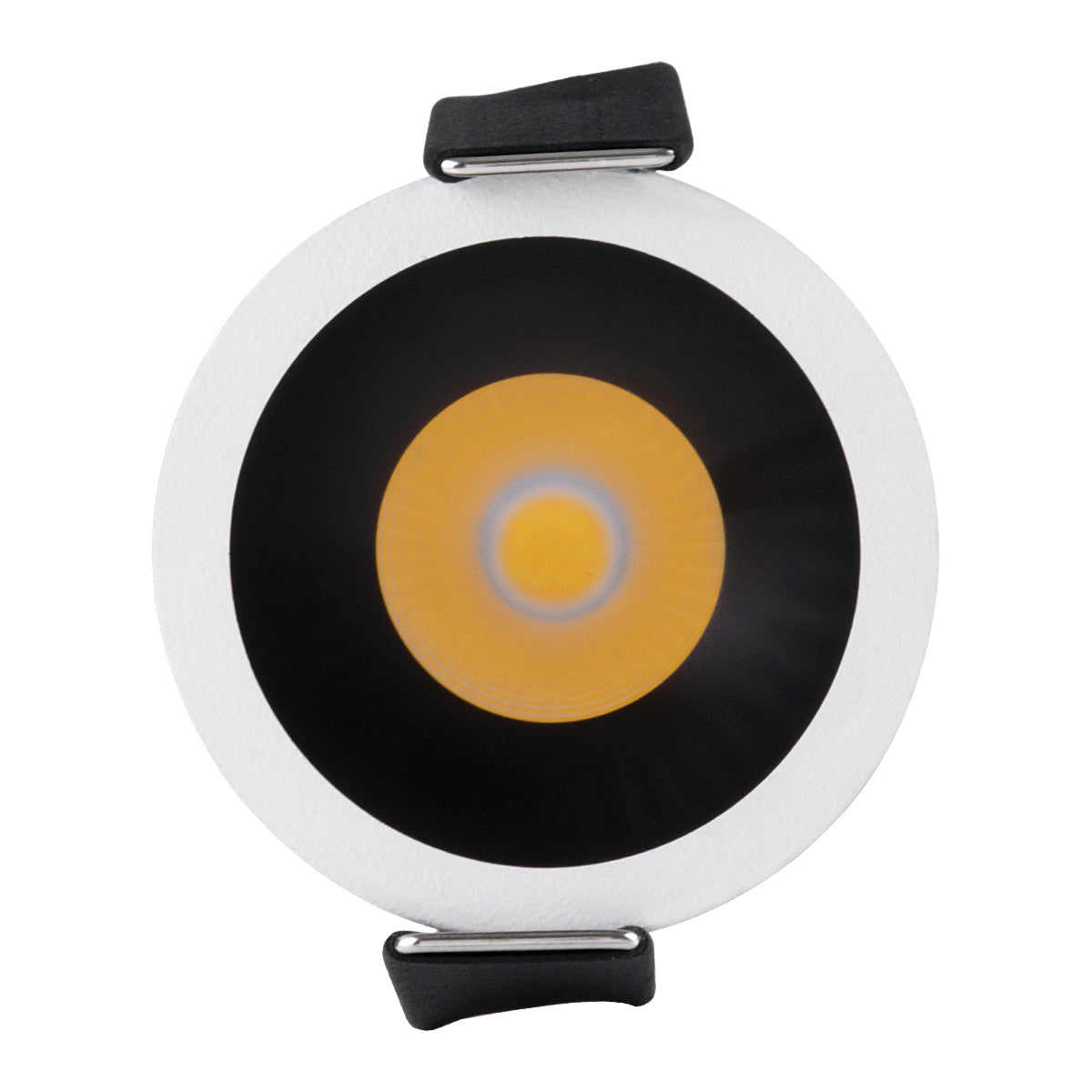 GloboStar® MICRO-S 60234 Χωνευτό LED Spot Downlight TrimLess Φ4cm 5W 650lm 38° AC 220-240V IP20 Φ4 x Υ5.9cm - Στρόγγυλο - Λευκό με Μαύρο Κάτοπτρο - Φυσικό Λευκό 4500K - Bridgelux COB - 5 Years Warranty - ledmania.gr