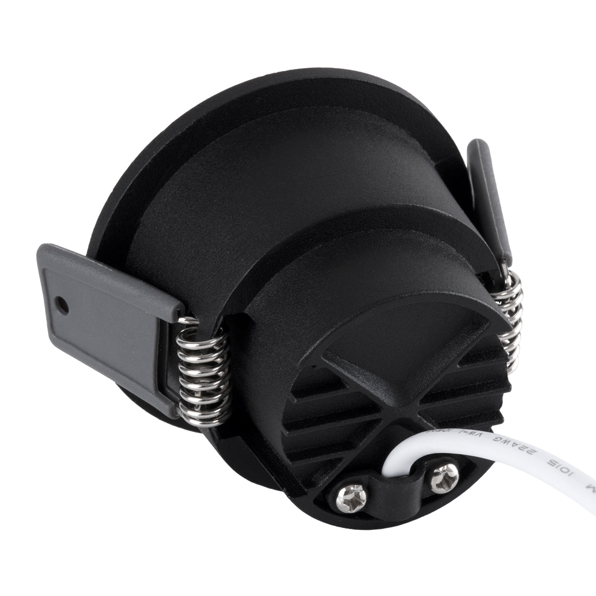 GLOBOSTAR® PLUTO-S 60251 Χωνευτό Downlight Σποτ με Honeycomb Anti Glare Reflector LED 7W 875lm 38° AC 220-240V IP20 Θερμό Λευκό 2700K - Bridgelux COB Chip & TÜV SÜD Driver - Μαύρο Ματ - Μ6.4 x Π6.4 x Υ4.9cm / Q5.5cm - 5 Χρόνια Εγγύηση - ledmania.gr