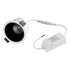 GloboStar® PLUTO-M 60252 Χωνευτό LED Spot Downlight TrimLess Φ8.4cm 10W 1300lm 38° AC 220-240V IP20 Φ8.4 x Υ5.9cm - Στρόγγυλο - Λευκό με Μαύρο Κάτοπτρο & Anti-Glare HoneyComb - Φυσικό Λευκό 4500K - Bridgelux COB - 5 Years Warranty - ledmania.gr