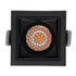 GloboStar® PLUTO-S 60269 Χωνευτό LED Spot Downlight TrimLess Μ6.4xΠ6.4cm 7W 875lm 38° AC 220-240V IP20 Μ6.4 x Π6.4 x Υ4.9cm - Τετράγωνο - Μαύρο & Anti-Glare HoneyComb - Θερμό Λευκό 2700K - Bridgelux COB - 5 Years Warranty - ledmania.gr
