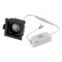 GloboStar® PLUTO-S 60269 Χωνευτό LED Spot Downlight TrimLess Μ6.4xΠ6.4cm 7W 875lm 38° AC 220-240V IP20 Μ6.4 x Π6.4 x Υ4.9cm - Τετράγωνο - Μαύρο & Anti-Glare HoneyComb - Θερμό Λευκό 2700K - Bridgelux COB - 5 Years Warranty - ledmania.gr