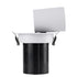 GLOBOSTAR® VIRGO-M 60306 Χωνευτό Κινούμενο Downlight Σποτ LED 12W 1560lm 36° AC 220-240V IP20 Φυσικό Λευκό 4500K - Bridgelux COB Chip & TÜV SÜD Driver - Λευκό & Μαύρο Ματ - Μ11 x Π11 x Υ11.5cm / Q9.5cm - 5 Χρόνια Εγγύηση