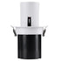 GLOBOSTAR® VIRGO-M 60306 Χωνευτό Κινούμενο Downlight Σποτ LED 12W 1560lm 36° AC 220-240V IP20 Φυσικό Λευκό 4500K - Bridgelux COB Chip & TÜV SÜD Driver - Λευκό & Μαύρο Ματ - Μ11 x Π11 x Υ11.5cm / Q9.5cm - 5 Χρόνια Εγγύηση