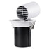 GloboStar® VIRGO-B 60311 Χωνευτό LED Spot Downlight TrimLess Φ13.5cm 20W 2500lm 36° AC 220-240V IP20 Φ13.5cm x Υ14cm - Στρόγγυλο - Λευκό με Μαύρο Κάτοπτρο - Θερμό Λευκό 2700K - Bridgelux COB - 5 Years Warranty - ledmania.gr