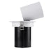 GloboStar® VIRGO-B 60311 Χωνευτό LED Spot Downlight TrimLess Φ13.5cm 20W 2500lm 36° AC 220-240V IP20 Φ13.5cm x Υ14cm - Στρόγγυλο - Λευκό με Μαύρο Κάτοπτρο - Θερμό Λευκό 2700K - Bridgelux COB - 5 Years Warranty - ledmania.gr