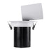 GloboStar® VIRGO-B 60311 Χωνευτό LED Spot Downlight TrimLess Φ13.5cm 20W 2500lm 36° AC 220-240V IP20 Φ13.5cm x Υ14cm - Στρόγγυλο - Λευκό με Μαύρο Κάτοπτρο - Θερμό Λευκό 2700K - Bridgelux COB - 5 Years Warranty - ledmania.gr