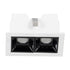 GloboStar® LUMINAR SUPERIOR 60316 Χωνευτό LED Spot Downlight TrimLess 4W 560lm 36° AC 220-240V IP20 Μ7.5 x Π4.3 x Υ4.5cm - Λευκό με Μαύρο Κάτοπτρο - Φυσικό Λευκό 4500K - Bridgelux High Lumen Chip Gen2 - TÜV Certified Driver - 5 Years Warranty - ledmania.gr