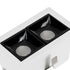 GloboStar® LUMINAR SUPERIOR 60316 Χωνευτό LED Spot Downlight TrimLess 4W 560lm 36° AC 220-240V IP20 Μ7.5 x Π4.3 x Υ4.5cm - Λευκό με Μαύρο Κάτοπτρο - Φυσικό Λευκό 4500K - Bridgelux High Lumen Chip Gen2 - TÜV Certified Driver - 5 Years Warranty - ledmania.gr