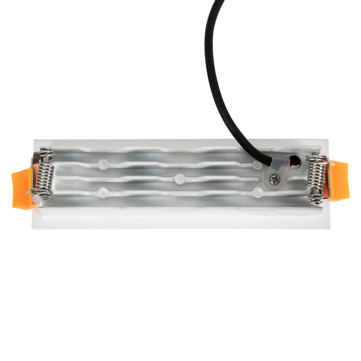 GloboStar® LUMINAR SUPERIOR 60318 Χωνευτό LED Spot Downlight TrimLess 10W 1400lm 36° AC 220-240V IP20 Μ14.8 x Π4.3 x Υ4.5cm - Λευκό με Μαύρο Κάτοπτρο - Φυσικό Λευκό 4500K - Bridgelux High Lumen Chip Gen2 - TÜV Certified Driver - 5 Years Warranty - ledmania.gr