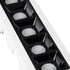 GloboStar® LUMINAR SUPERIOR 60318 Χωνευτό LED Spot Downlight TrimLess 10W 1400lm 36° AC 220-240V IP20 Μ14.8 x Π4.3 x Υ4.5cm - Λευκό με Μαύρο Κάτοπτρο - Φυσικό Λευκό 4500K - Bridgelux High Lumen Chip Gen2 - TÜV Certified Driver - 5 Years Warranty - ledmania.gr
