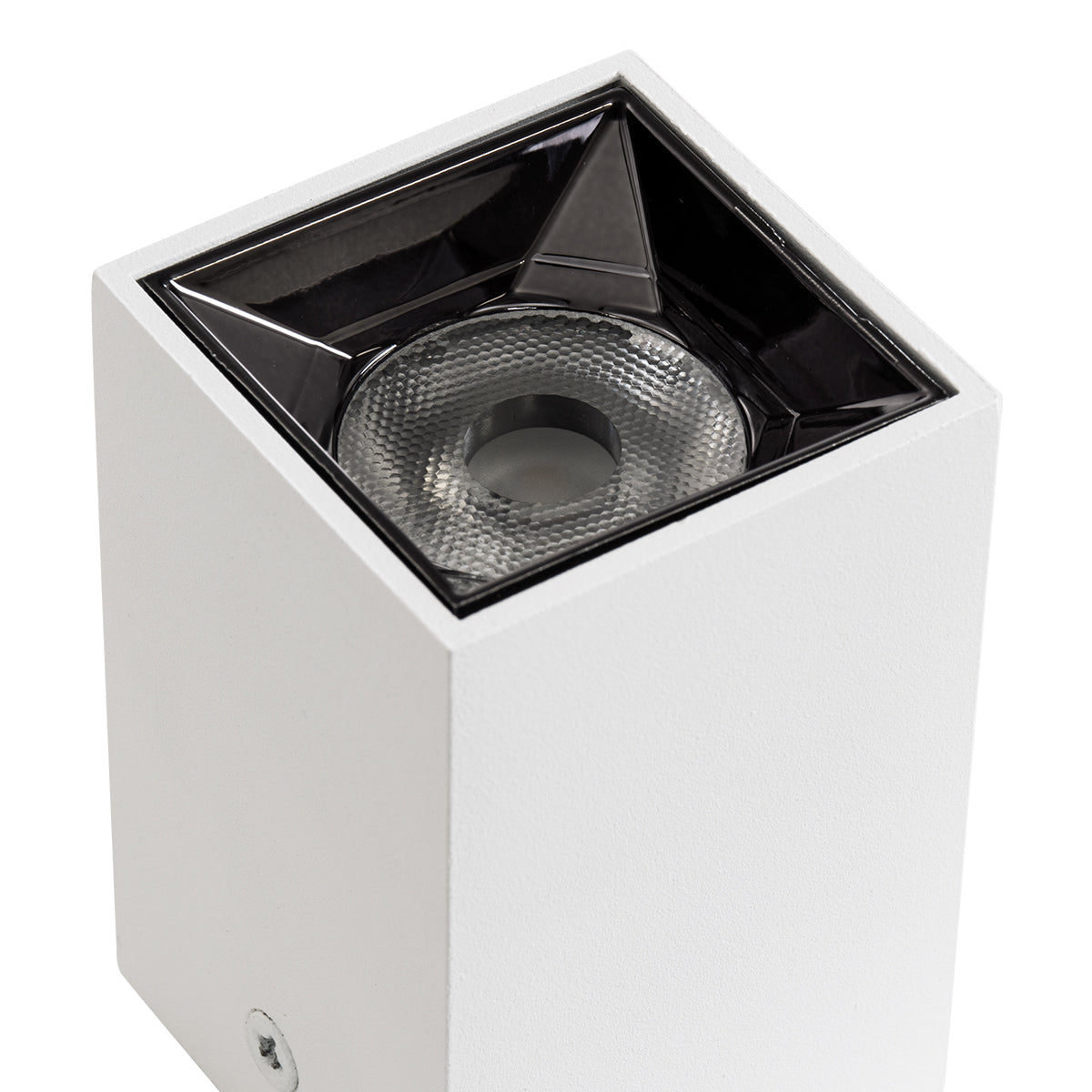 GLOBOSTAR® LUMINAR 60322 Downlight Σποτ LED 3W 420lm 36° AC 220-240V IP20 Φυσικό Λευκό 4500K - Osram SMD Chip & TÜV SÜD Driver - Λευκό Ματ - Μ4.2 x Π4.2 x Υ6.6cm - 5 Χρόνια Εγγύηση