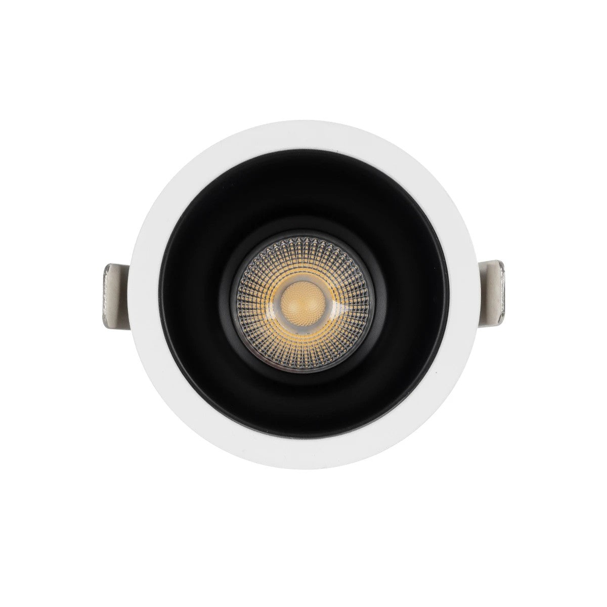 GLOBOSTAR® DUSTY 60340 Χωνευτό Downlight Σποτ LED 12W 1380lm 45° AC 220-240V Αδιάβροχο IP65 Φυσικό Λευκό 4500K - Bridgelux COB Chip & TÜV SÜD Driver - Λευκό & Μαύρο Ματ - Μ8 x Π8 x Υ7.5cm / Q7.5cm - 5 Χρόνια Εγγύηση - ledmania.gr
