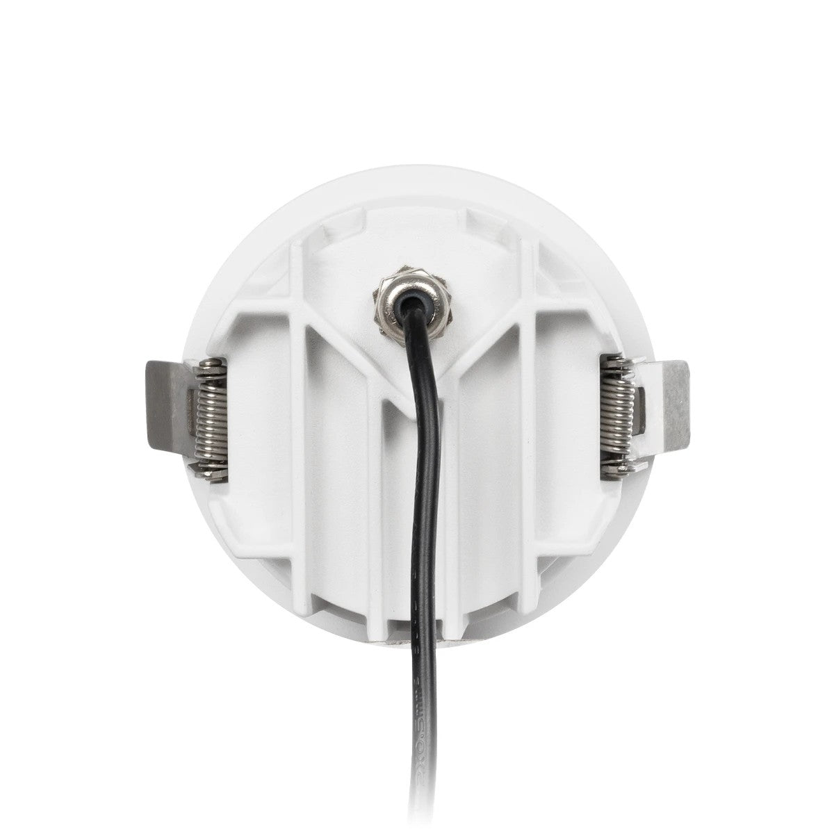 GLOBOSTAR® DUSTY 60340 Χωνευτό Downlight Σποτ LED 12W 1380lm 45° AC 220-240V Αδιάβροχο IP65 Φυσικό Λευκό 4500K - Bridgelux COB Chip & TÜV SÜD Driver - Λευκό & Μαύρο Ματ - Μ8 x Π8 x Υ7.5cm / Q7.5cm - 5 Χρόνια Εγγύηση - ledmania.gr