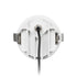 GLOBOSTAR® DUSTY 60341 Χωνευτό Downlight Σποτ LED 12W 1320lm 45° AC 220-240V Αδιάβροχο IP65 Θερμό Λευκό 2700K - Bridgelux COB Chip & TÜV SÜD Driver - Λευκό & Μαύρο Ματ - Μ8 x Π8 x Υ7.5cm / Q7.5cm - 5 Χρόνια Εγγύηση - ledmania.gr