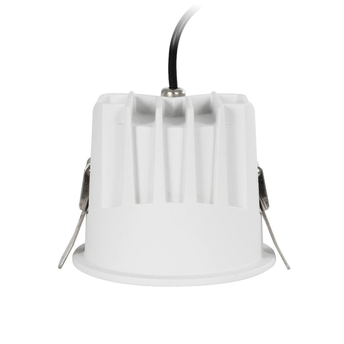 GLOBOSTAR® DUSTY 60341 Χωνευτό Downlight Σποτ LED 12W 1320lm 45° AC 220-240V Αδιάβροχο IP65 Θερμό Λευκό 2700K - Bridgelux COB Chip & TÜV SÜD Driver - Λευκό & Μαύρο Ματ - Μ8 x Π8 x Υ7.5cm / Q7.5cm - 5 Χρόνια Εγγύηση - ledmania.gr