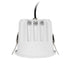 GLOBOSTAR® DUSTY 60341 Χωνευτό Downlight Σποτ LED 12W 1320lm 45° AC 220-240V Αδιάβροχο IP65 Θερμό Λευκό 2700K - Bridgelux COB Chip & TÜV SÜD Driver - Λευκό & Μαύρο Ματ - Μ8 x Π8 x Υ7.5cm / Q7.5cm - 5 Χρόνια Εγγύηση - ledmania.gr