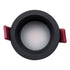 GLOBOSTAR® IP 60342 Χωνευτό Downlight Σποτ Μπάνιου LED 7W 750lm 45° AC 220-240V Αδιάβροχο IP44 Φυσικό Λευκό 4500K - Lumileds SMD Chip & TÜV SÜD Driver - Μαύρο Ματ - Μ6.6 x Π6.6 x Υ5.3cm / Q5.5cm - 5 Χρόνια Εγγύηση