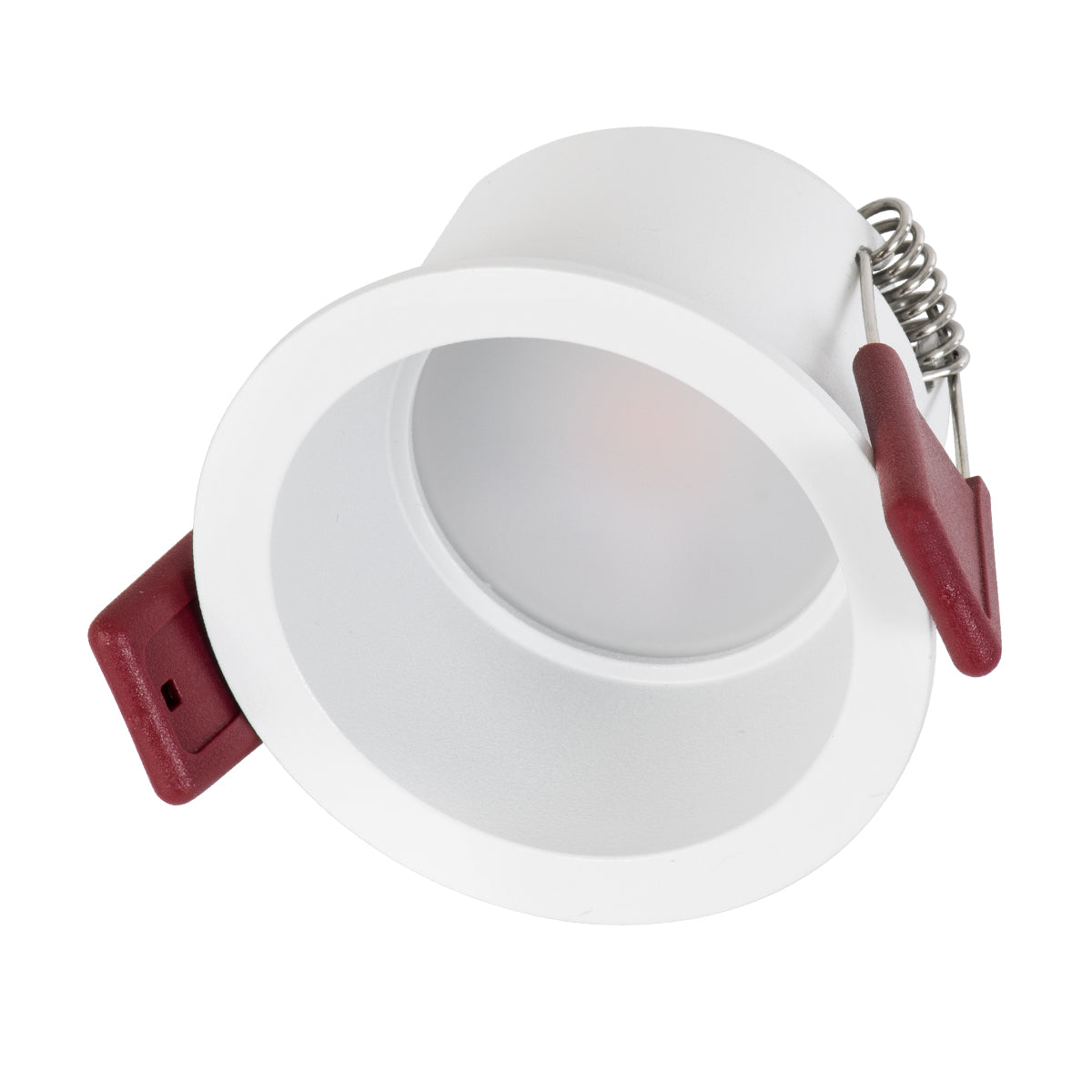 GLOBOSTAR® IP 60344 Χωνευτό Downlight Σποτ Μπάνιου LED 7W 750lm 45° AC 220-240V Αδιάβροχο IP44 Φυσικό Λευκό 4500K - Lumileds SMD Chip & TÜV SÜD Driver - Λευκό Ματ - Μ6.6 x Π6.6 x Υ5.3cm / Q5.5cm - 5 Χρόνια Εγγύηση