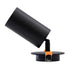 GLOBOSTAR® LEO 60350 Χωνευτό Κινούμενο Φωτιστικό Downlight Σποτ με Ντουί 1 x GU10 90° AC 220-240V IP20 - Μαύρο Ματ - Μ9 x Π9 x Υ17cm / Q7cm - ledmania.gr