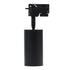 GloboStar® LEO 60353 Κινούμενο Στρόγγυλο Φωτιστικό Σποτ Ράγας Αλουμινίου με Ντουί GU10 AC 220-240V IP20 Φ6 x Υ19cm - 2 Γραμμών - Μαύρο - 5 Years Warranty - ledmania.gr