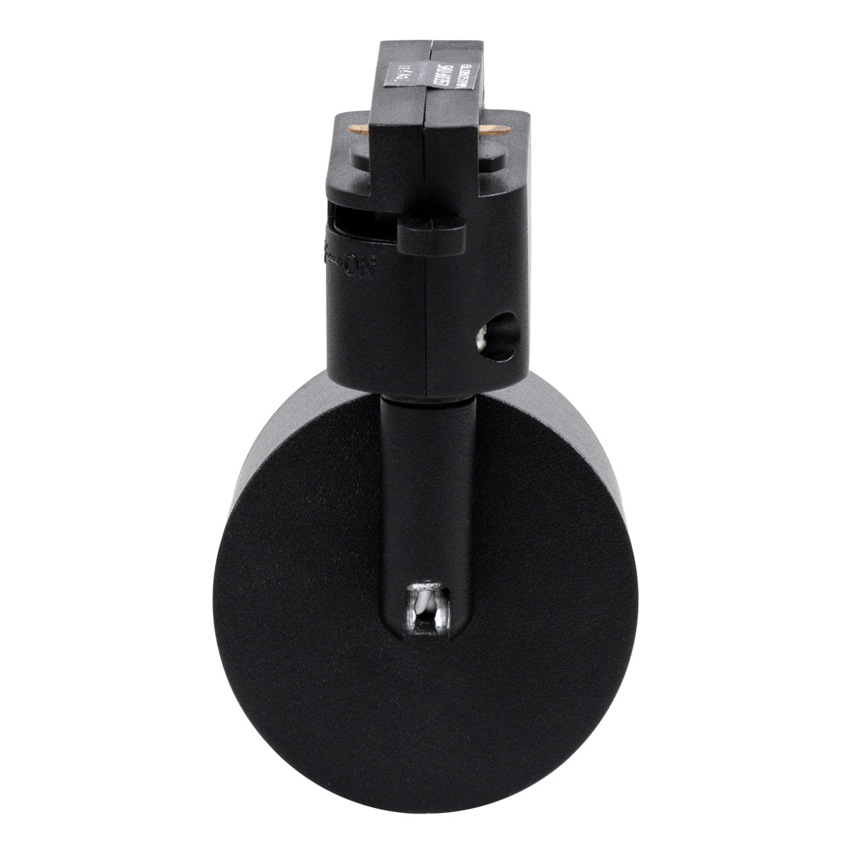 GloboStar® LEO 60353 Κινούμενο Στρόγγυλο Φωτιστικό Σποτ Ράγας Αλουμινίου με Ντουί GU10 AC 220-240V IP20 Φ6 x Υ19cm - 2 Γραμμών - Μαύρο - 5 Years Warranty - ledmania.gr
