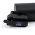 GloboStar® LEO 60353 Κινούμενο Στρόγγυλο Φωτιστικό Σποτ Ράγας Αλουμινίου με Ντουί GU10 AC 220-240V IP20 Φ6 x Υ19cm - 2 Γραμμών - Μαύρο - 5 Years Warranty - ledmania.gr