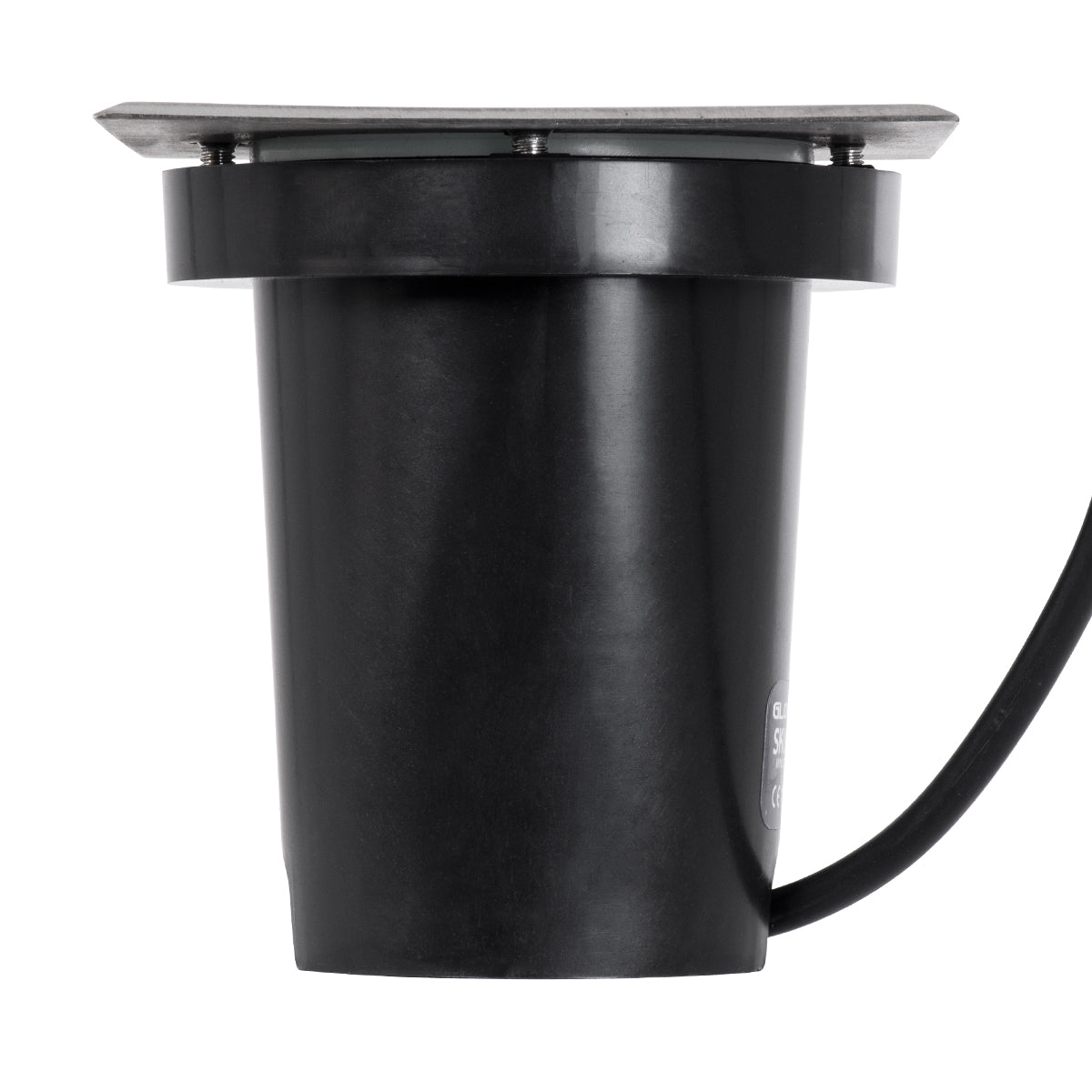 GLOBOSTAR® GIGO 60362 Χωνευτό Φωτιστικό Δαπέδου Σποτ για Λάμπα MR16 με Ντουί 1 x GU10 AC 220-240V Αδιάβροχο IP68 IK09 - Ανοξείδωτο Ατσάλι SS201 - Μ11 x Π11 x Υ11.5cm / Q10.4 x 10.4cm