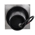 GLOBOSTAR® GIGO 60362 Χωνευτό Φωτιστικό Δαπέδου Σποτ για Λάμπα MR16 με Ντουί 1 x GU10 AC 220-240V Αδιάβροχο IP68 IK09 - Ανοξείδωτο Ατσάλι SS201 - Μ11 x Π11 x Υ11.5cm / Q10.4 x 10.4cm