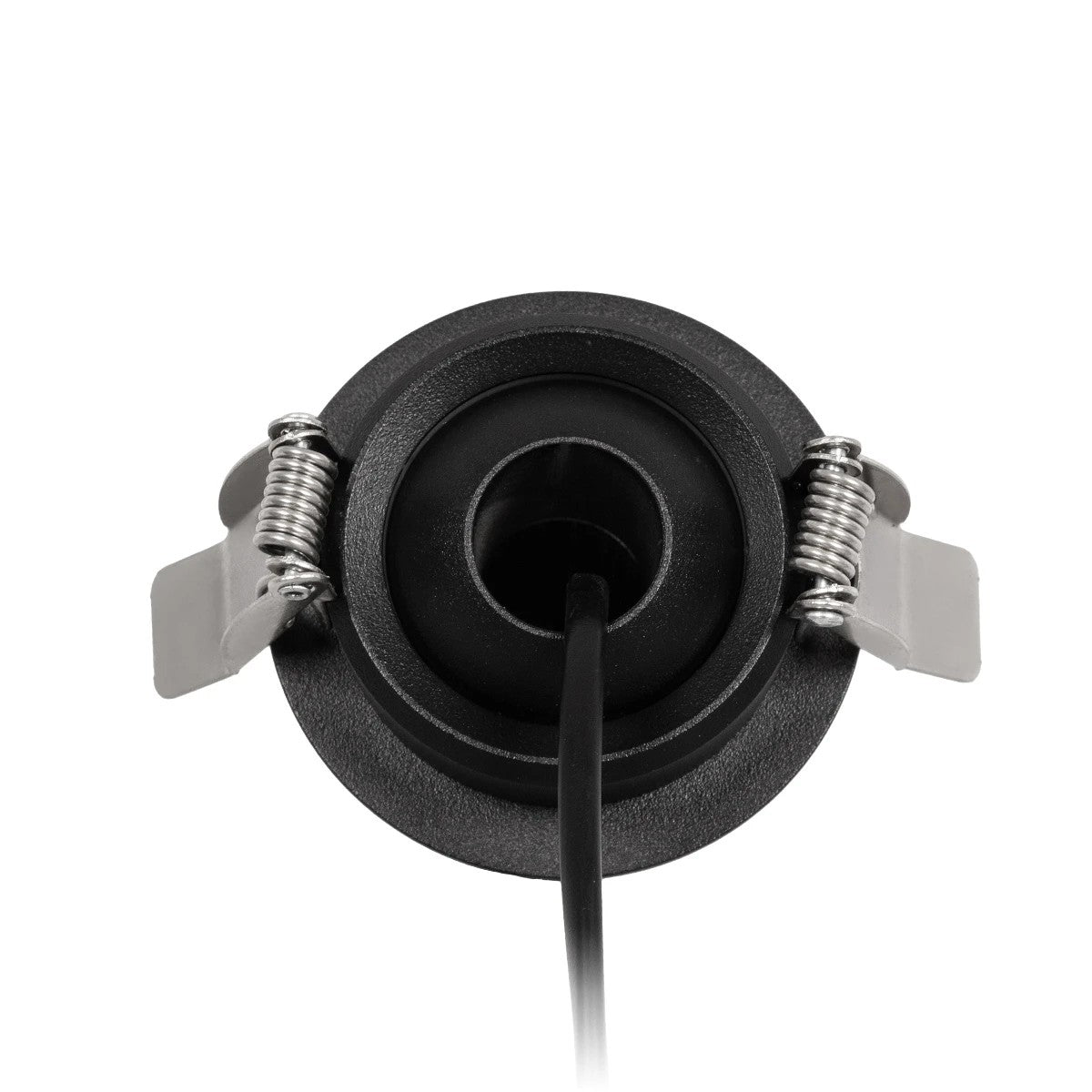 GLOBOSTAR® DALE 60372 Χωνευτό Κινούμενο Downlight Σποτ LED 5W 500lm 36° AC 220-240V IP20 Θερμό Λευκό 2700K - Bridgelux COB Chip & TÜV SÜD Driver - Μαύρο Ματ - Μ6.4 x Π6.4 x Υ20cm / Q5.5cm - 5 Χρόνια Εγγύηση - ledmania.gr