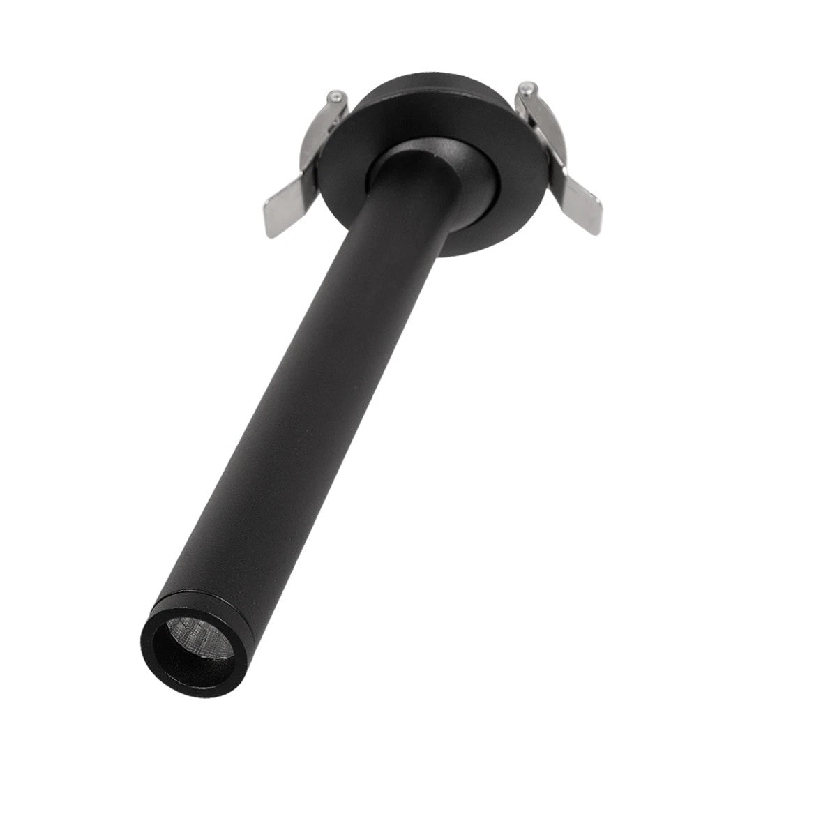 GLOBOSTAR® DALE 60372 Χωνευτό Κινούμενο Downlight Σποτ LED 5W 500lm 36° AC 220-240V IP20 Θερμό Λευκό 2700K - Bridgelux COB Chip & TÜV SÜD Driver - Μαύρο Ματ - Μ6.4 x Π6.4 x Υ20cm / Q5.5cm - 5 Χρόνια Εγγύηση - ledmania.gr