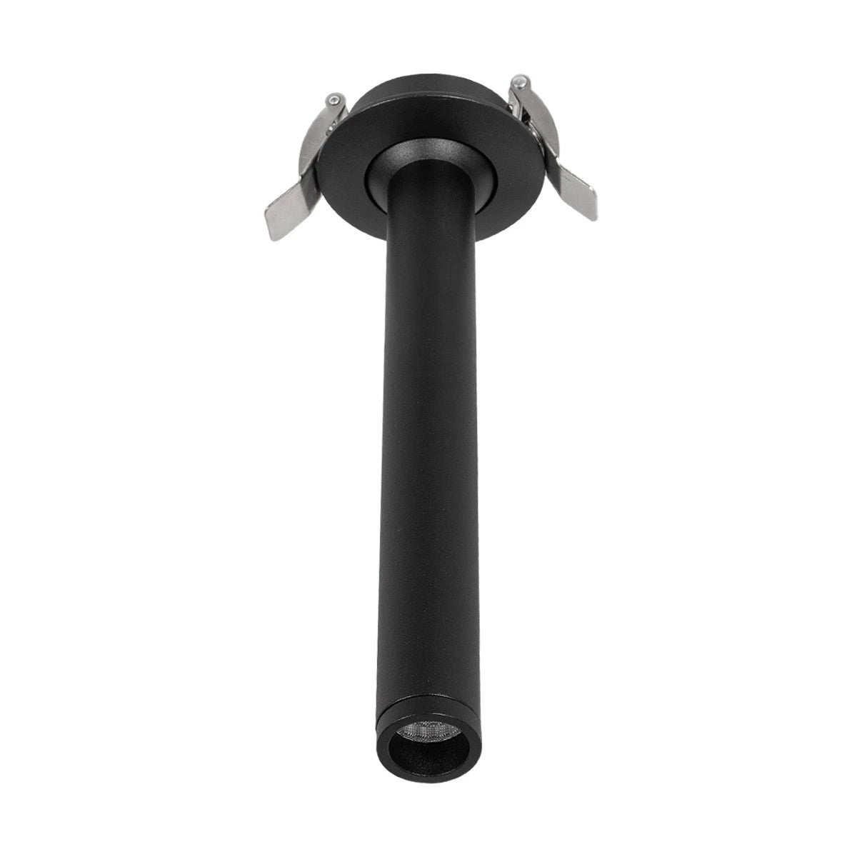 GLOBOSTAR® DALE 60372 Χωνευτό Κινούμενο Downlight Σποτ LED 5W 500lm 36° AC 220-240V IP20 Θερμό Λευκό 2700K - Bridgelux COB Chip & TÜV SÜD Driver - Μαύρο Ματ - Μ6.4 x Π6.4 x Υ20cm / Q5.5cm - 5 Χρόνια Εγγύηση - ledmania.gr