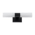 GloboStar® ANAIS 60408 Μοντέρνο Φωτιστικό Τοίχου - Απλίκα Καθρέπτη Μπάνιου - Πίνακα 2 x G9 270° AC 220-240V IP44 Μ34 x Π12 x Υ11cm - Μαύρο - 5 Χρόνια Εγγύηση - ledmania.gr