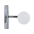GLOBOSTAR® ANAIS 60410 Μοντέρνο Φωτιστικό Τοίχου - Απλίκα Καθρέπτη Μπάνιου με Ντουί 2 x G9 AC 220-240V IP20 - Νίκελ Χρώμιο - Μ34 x Π12 x Υ11cm