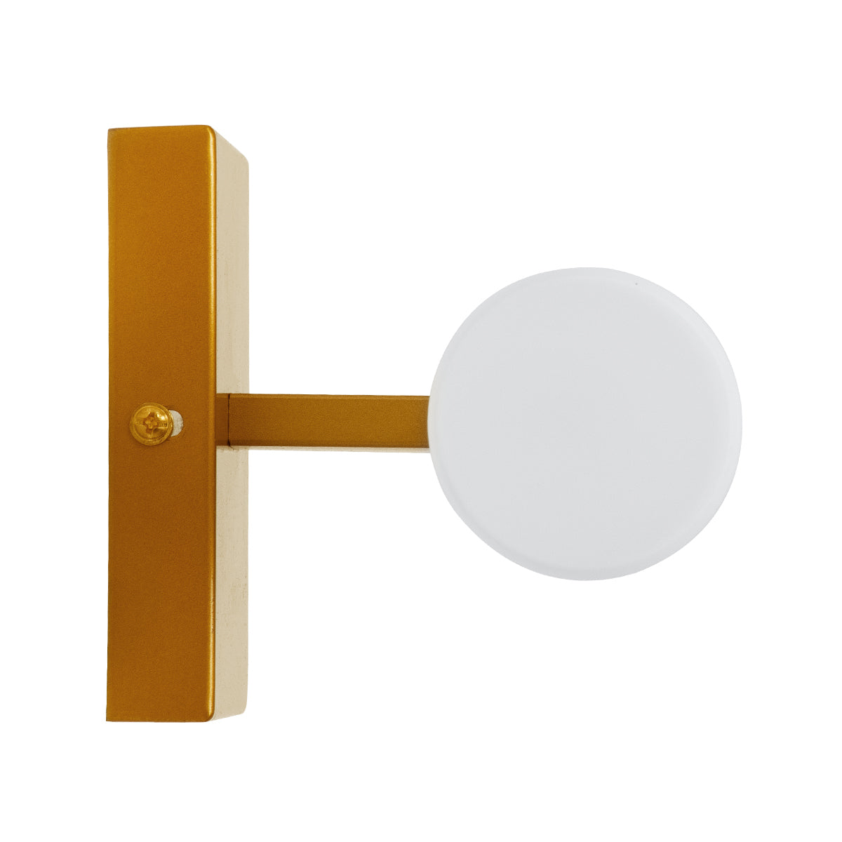 GLOBOSTAR® ANAIS 60411 Μοντέρνο Φωτιστικό Τοίχου - Απλίκα Καθρέπτη Μπάνιου με Ντουί 2 x G9 AC 220-240V IP44 - Χάλκινο & Λευκό - Μ34 x Π12 x Υ11cm