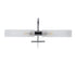 GloboStar® FLORA 60414 Μοντέρνο Φωτιστικό Τοίχου - Απλίκα Καθρέπτη Μπάνιου - Πίνακα 2 x G9 270° AC 220-240V IP44 Μ31 x Π13 x Υ12cm - Χρώμιο Νίκελ - 5 Χρόνια Εγγύηση - ledmania.gr