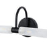 GloboStar® PAOLA 60416 Μοντέρνο Φωτιστικό Τοίχου - Απλίκα Καθρέπτη Μπάνιου - Πίνακα 2 x G9 270° AC 220-240V IP44 Μ31 x Π16 x Υ15cm - Μαύρο - 5 Χρόνια Εγγύηση - ledmania.gr