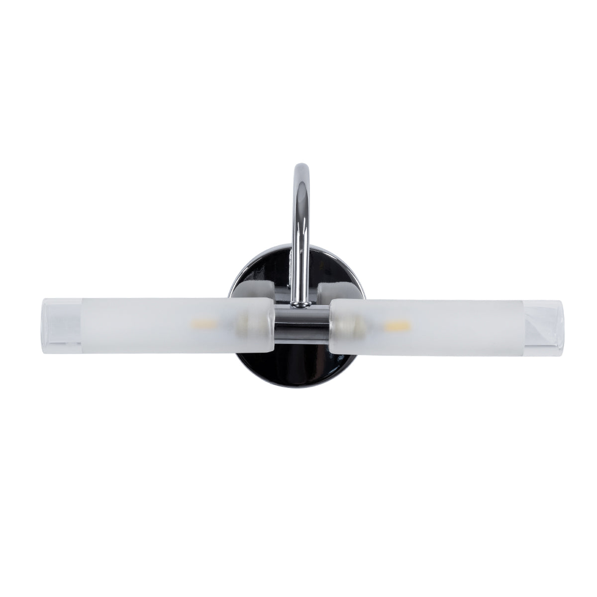 GloboStar® PAOLA 60418 Μοντέρνο Φωτιστικό Τοίχου - Απλίκα Καθρέπτη Μπάνιου - Πίνακα 2 x G9 270° AC 220-240V IP44 Μ31 x Π16 x Υ15cm - Χρώμιο Νίκελ - 5 Χρόνια Εγγύηση - ledmania.gr