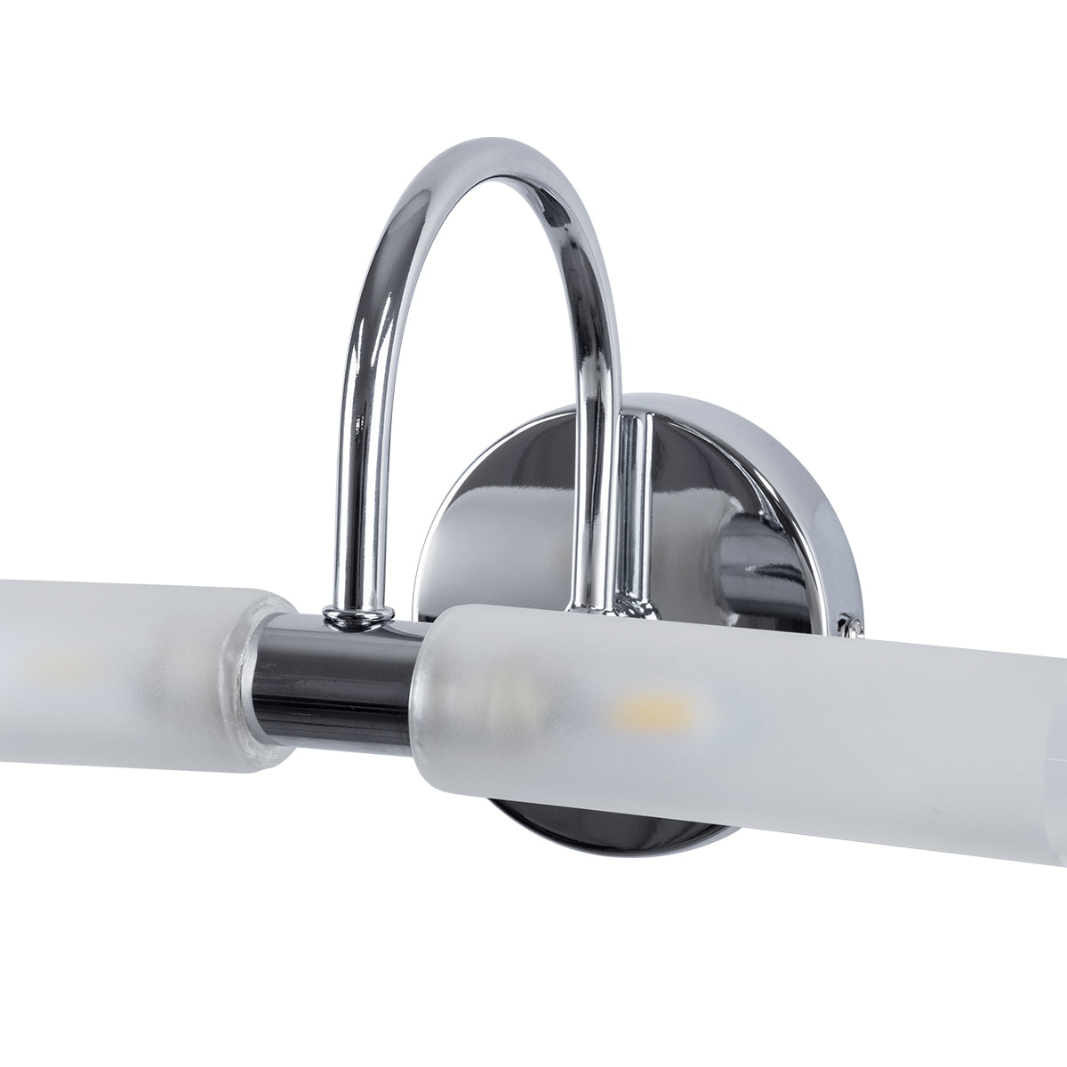 GloboStar® PAOLA 60418 Μοντέρνο Φωτιστικό Τοίχου - Απλίκα Καθρέπτη Μπάνιου - Πίνακα 2 x G9 270° AC 220-240V IP44 Μ31 x Π16 x Υ15cm - Χρώμιο Νίκελ - 5 Χρόνια Εγγύηση - ledmania.gr