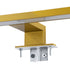 GloboStar® NINA 60421 Μοντέρνο Φωτιστικό Τοίχου - Απλίκα Καθρέπτη Μπάνιου - Πίνακα LED 12W 1400lm 120° AC 220-240V IP44 Μ60 x Π10.5 x Υ4cm - Φυσικό Λευκό 4500K - Χρυσό - 3 Χρόνια Εγγύηση - ledmania.gr